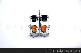 【带铁架玻璃储物罐,工厂直销】价格,厂家,图片,其他包装材料及容器,淄博治德轻工制品-