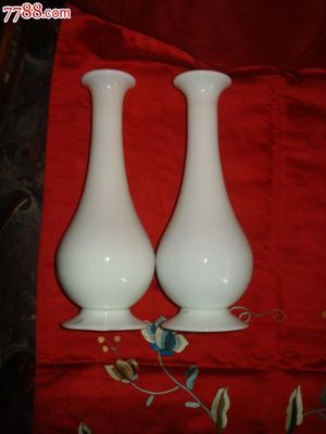 单色料瓶一对,玻璃器皿,玻璃瓶,八十年代(20世纪),无图案,其他工艺,se25088958,零售,七七八八玻璃皿