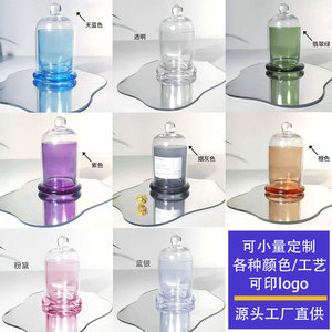 水晶玻璃罩摆件