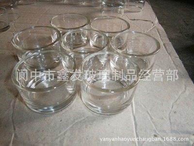 【供应直径52高32mm透明玻璃烛台烛杯 蜡烛玻璃杯烛台 玻璃蜡烛杯】价格,厂家,图片,烛台、蜡烛器皿,阆中市鑫发玻璃制品经营部-