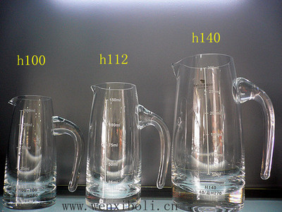 专业供应批发100ML优质带刻度玻璃白酒分酒器——厂家直销，品质保证